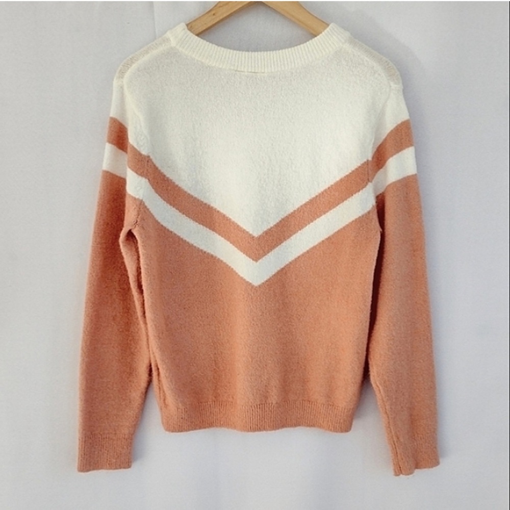ROXY💜Requiem Mood Colorblock Sweater Small - Picture 2 of 11